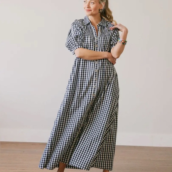 Sunshine Tienda Dresses & Skirts - Sunshine Tienda Gingham Checkered Maxi Dress NWT